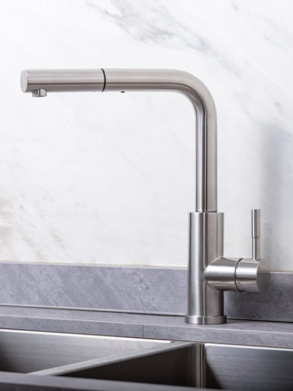 Μπαταρία κουζίνας Longevita 420-S Inox Σατινέ Υ31,5cm
