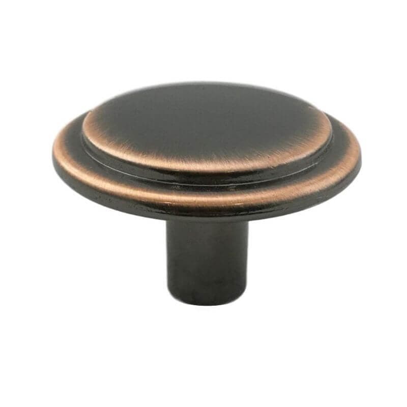 Πόμολο Επίπλων Gamet 1501 Μαύρο / Χαλκός Φ30mm