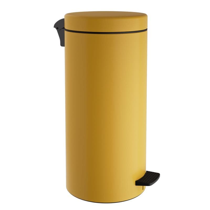 Χαρτοδοχείο Pam 20310-603 20lt soft close Ματ Κίτρινο Φ25x55cm